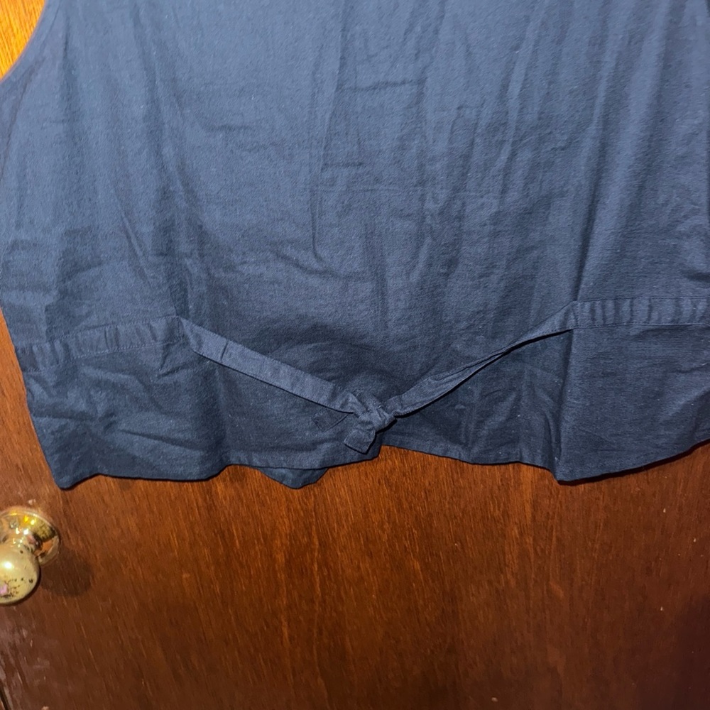 VTG Casey & Max Womens Blue Corduroy Vest Fall Autumn Size Large - Picture 7 of 7